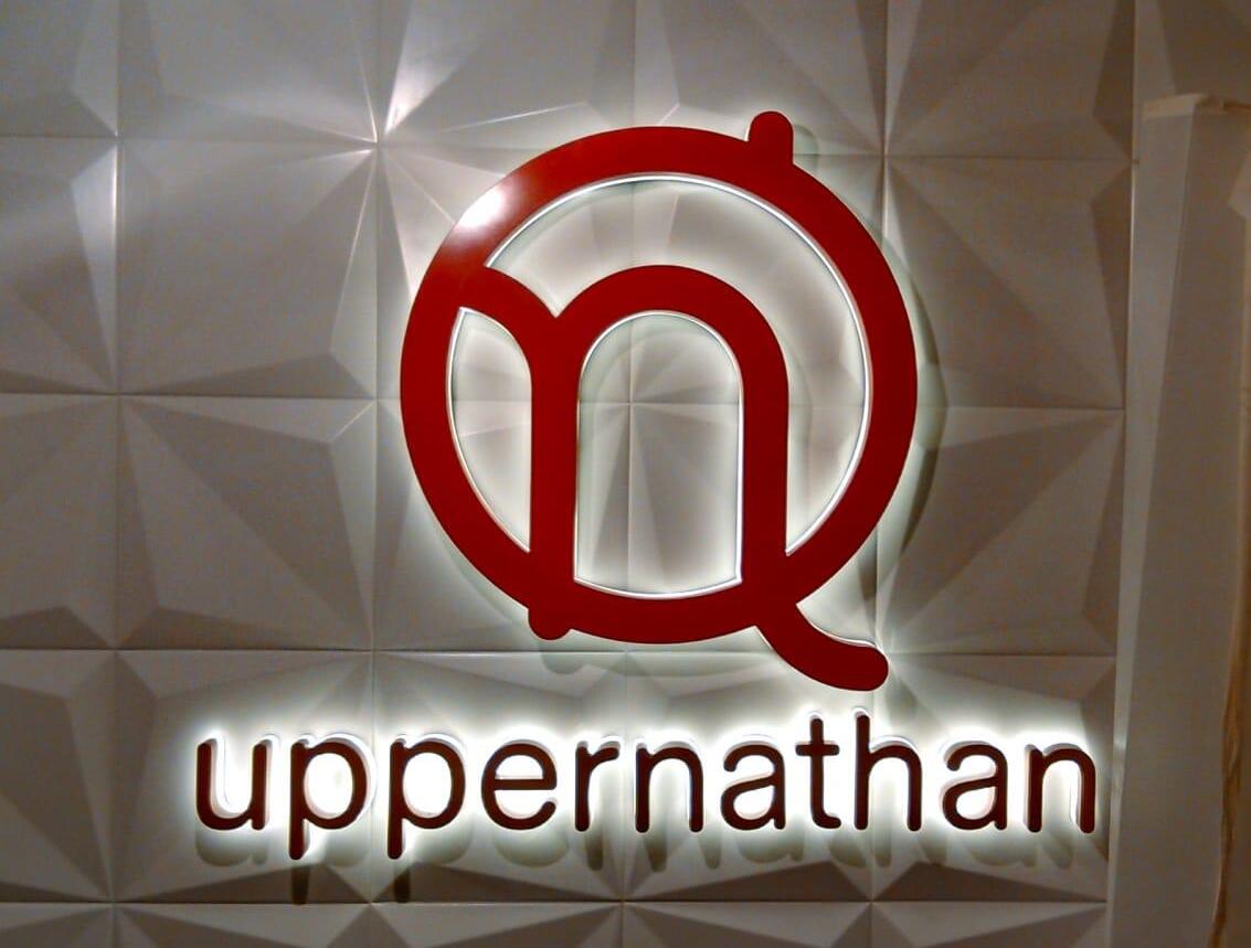 形象背景墙发光字